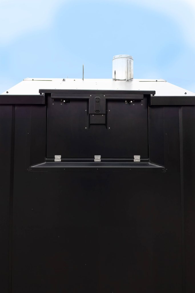 Bio200 fuel loading lid closed